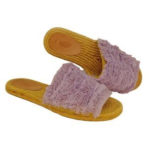 UGG Edith Purple Yarn Slides - Women's Size 8 - Excellent Condition